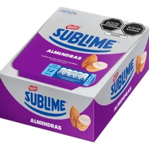 CHOCOLATE SUBLIME ALMENDRAS (15 Unidades)